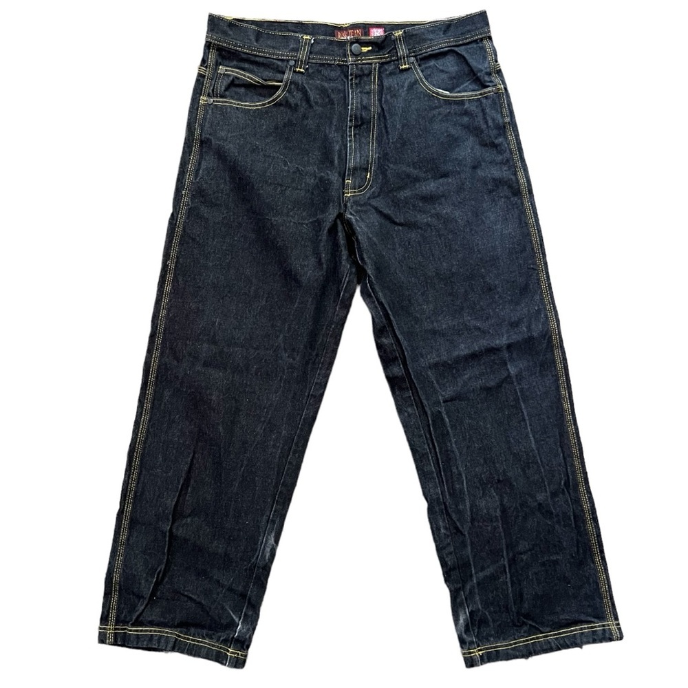 Vintage Y2K - Risk Jeans Co. - Dark Wash Baggy Hip Hop Skater Jeans - 36 x 30